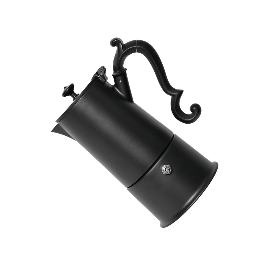 CAFFETTIERA 4 TAZZE VINTAGE IN ALLUMINIO LADY ANNE