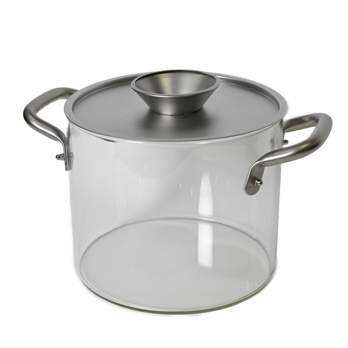 PENTOLA IN VETRO 24 CM CON COPERCHIO