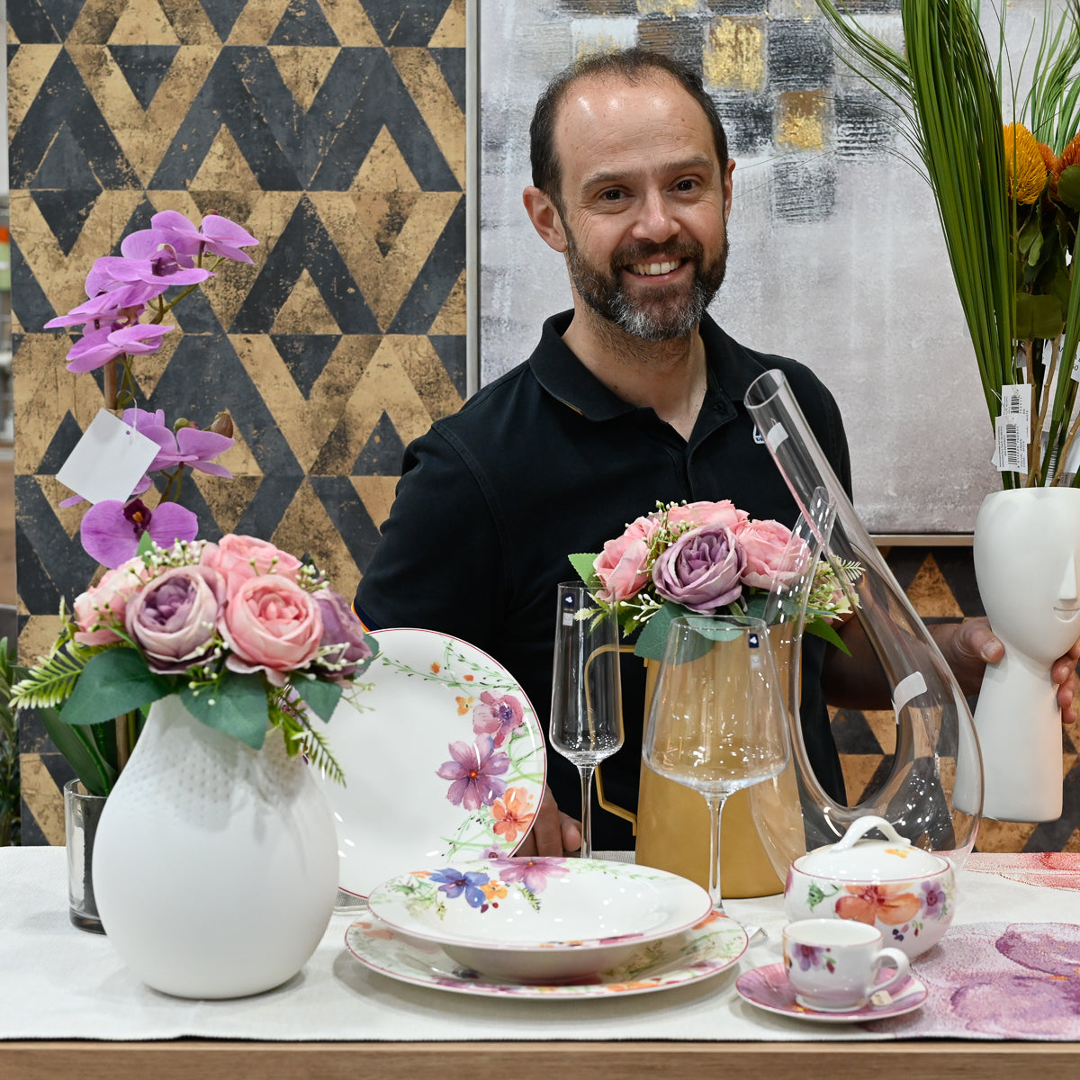 SERVIZIO TAVOLA MARIEFLEUR 36 PEZZI