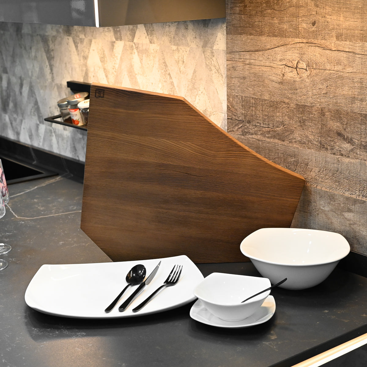 SET POSATE 24 PEZZI TITANIO