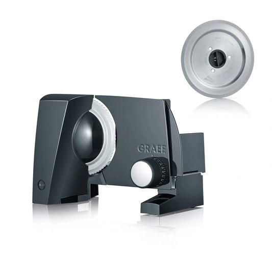 Affettatrice GRAEF STYLE TWIN S10022 con 2 lame, nero
