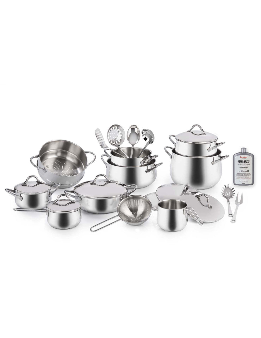 BATTERIA DA CUCINA 24 PEZZI MEDITERRANEA