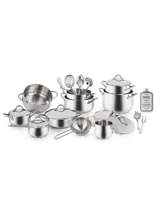 BATTERIA DA CUCINA 24 PEZZI MEDITERRANEA